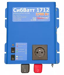 Купить СибВатт 1712 инвертор, преобразователь напряжения DC/AC, 12В/220В, 1700Вт в Москве