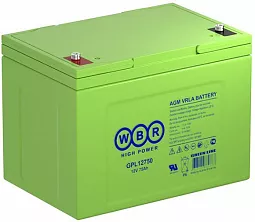 Купить Аккумуляторная батарея WBR GPL12750 в Москве