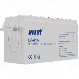 Купить Аккумулятор MUST LP15-12100 LiFePO4 12,8 В 200 А·ч в Москве